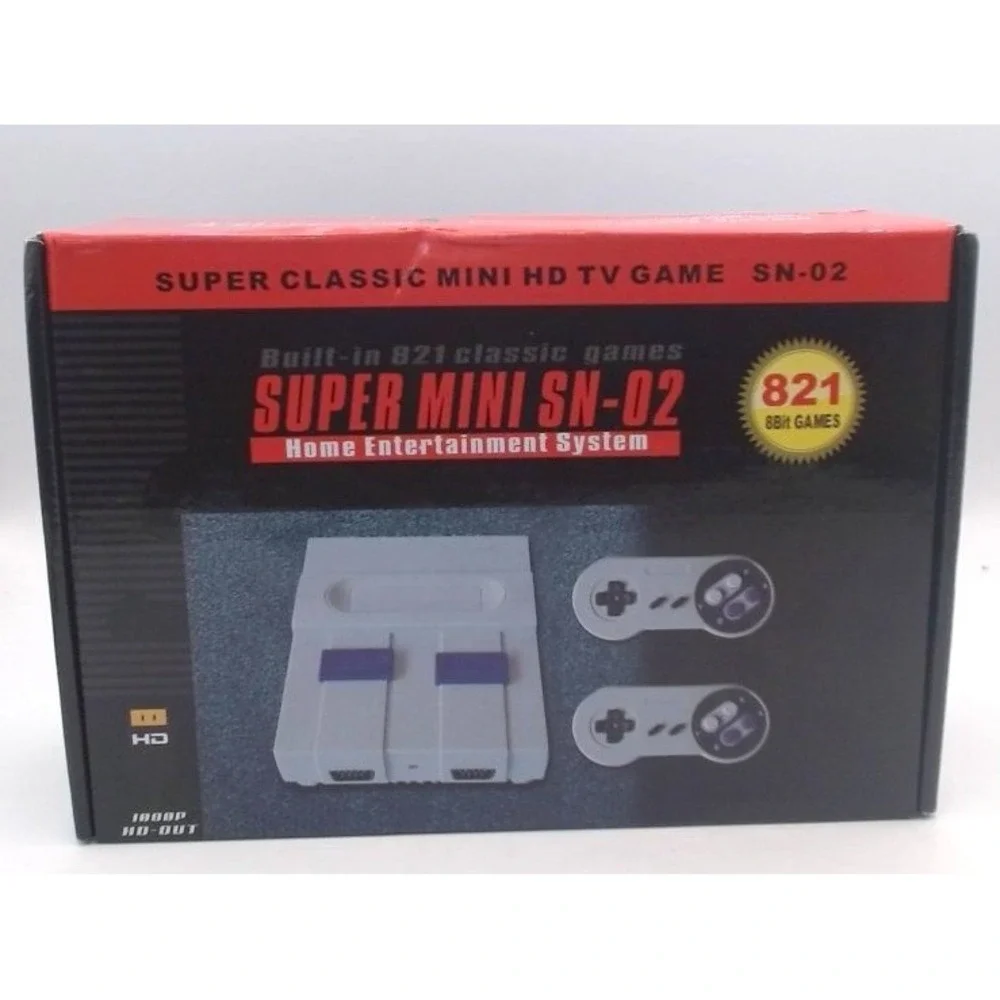 Hometown Classic Mini Retro Game2 Classic Controllers and HDMI Cable, BNIB